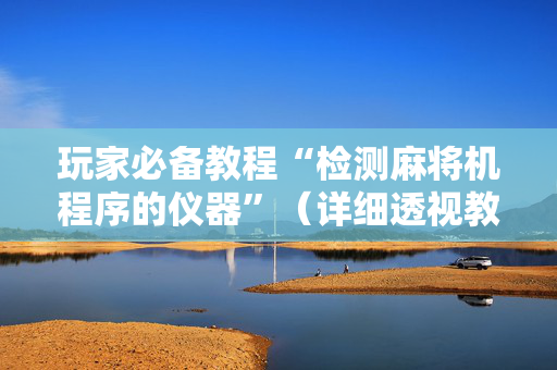 玩家必备教程“检测麻将机程序的仪器”（详细透视教程）-哔哩哔哩