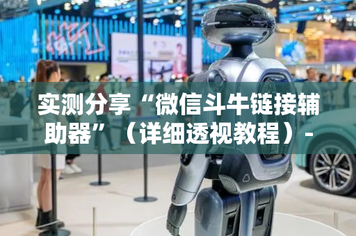 实测分享“微信斗牛链接辅助器”（详细透视教程）-哔哩哔哩
