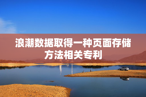 浪潮数据取得一种页面存储方法相关专利