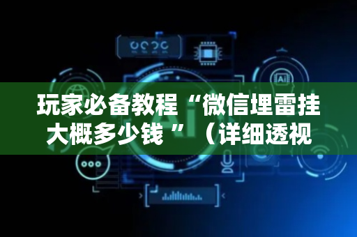 玩家必备教程“微信埋雷挂大概多少钱 ”（详细透视教程）-哔哩哔哩