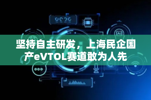 坚持自主研发，上海民企国产eVTOL赛道敢为人先