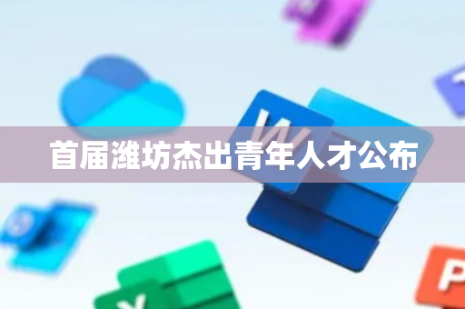 首届潍坊杰出青年人才公布