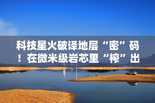科技星火破译地层“密”码！在微米级岩芯里“榨”出万亿方蓝金！