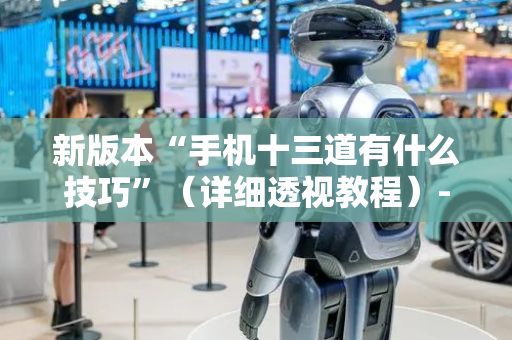 新版本“手机十三道有什么技巧”（详细透视教程）-哔哩哔哩