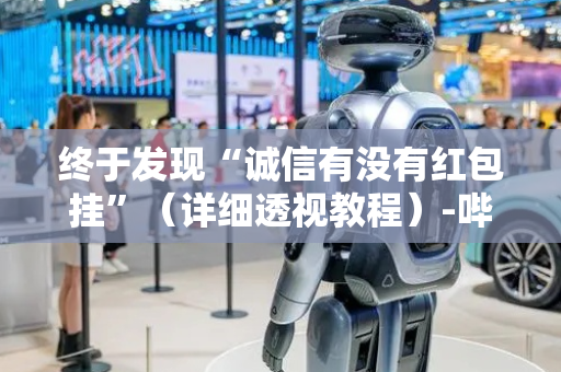 终于发现“诚信有没有红包挂”（详细透视教程）-哔哩哔哩