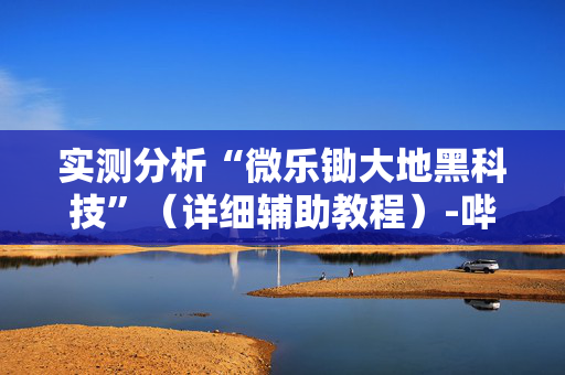 实测分析“微乐锄大地黑科技”（详细辅助教程）-哔哩哔哩