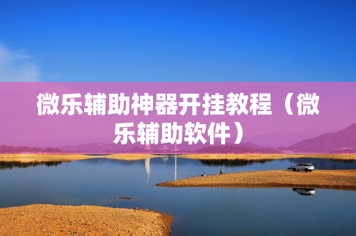 微乐辅助神器开挂教程（微乐辅助软件）