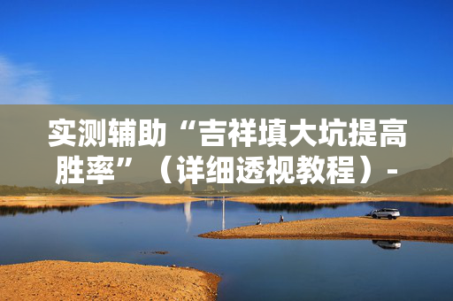实测辅助“吉祥填大坑提高胜率”（详细透视教程）-哔哩哔哩
