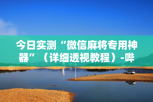 今日实测“微信麻将专用神器”（详细透视教程）-哔哩哔哩