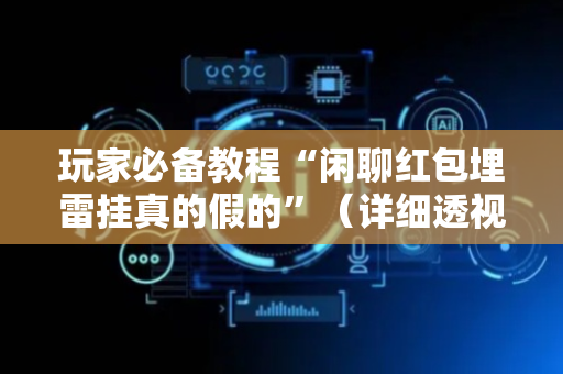 玩家必备教程“闲聊红包埋雷挂真的假的”（详细透视教程）-哔哩哔哩
