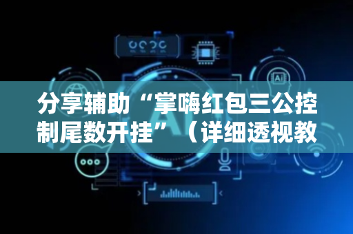 分享辅助“掌嗨红包三公控制尾数开挂”（详细透视教程）-哔哩哔哩