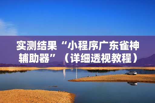 实测结果“小程序广东雀神辅助器”（详细透视教程）-哔哩哔哩