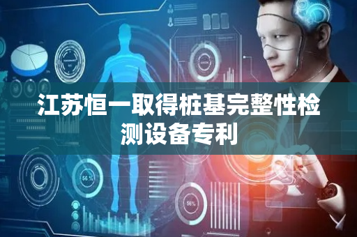 江苏恒一取得桩基完整性检测设备专利
