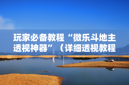 玩家必备教程“微乐斗地主透视神器”（详细透视教程）-哔哩哔哩