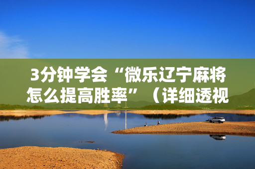 3分钟学会“微乐辽宁麻将怎么提高胜率”（详细透视教程）-哔哩哔哩