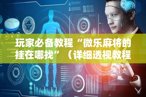 玩家必备教程“微乐麻将的挂在哪找”（详细透视教程）-哔哩哔哩