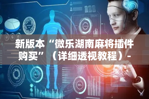新版本“微乐湖南麻将插件购买”（详细透视教程）-哔哩哔哩