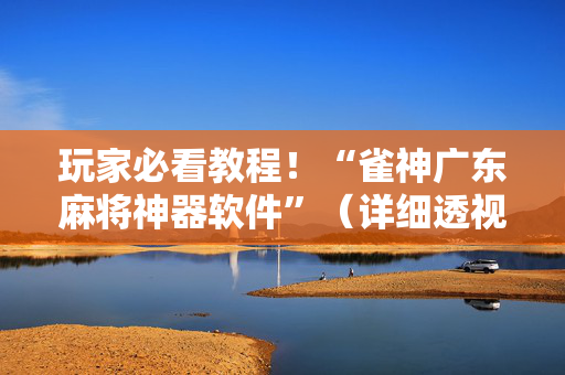 玩家必看教程！“雀神广东麻将神器软件”（详细透视教程）-哔哩哔哩