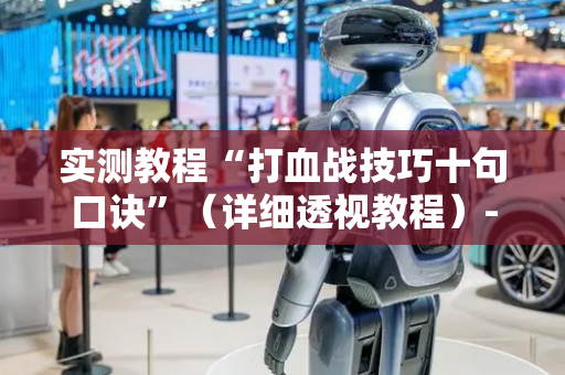 实测教程“打血战技巧十句口诀”（详细透视教程）-哔哩哔哩