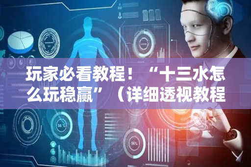 玩家必看教程！“十三水怎么玩稳赢”（详细透视教程）-哔哩哔哩