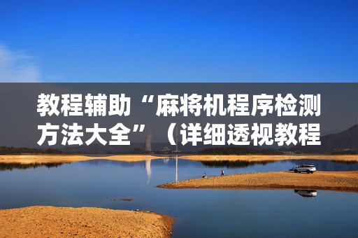教程辅助“麻将机程序检测方法大全”（详细透视教程）-哔哩哔哩