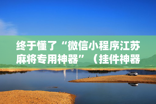 终于懂了“微信小程序江苏麻将专用神器”（挂件神器)