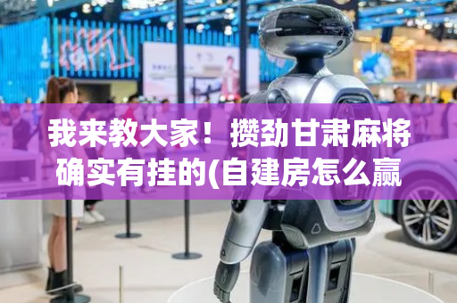我来教大家！攒劲甘肃麻将确实有挂的(自建房怎么赢)