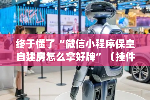 终于懂了“微信小程序保皇自建房怎么拿好牌”（挂件神器)