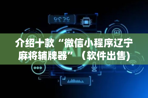 介绍十款“微信小程序辽宁麻将辅牌器”（软件出售)