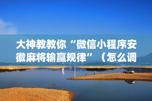 大神教教你“微信小程序安徽麻将输赢规律”（怎么调胜率)
