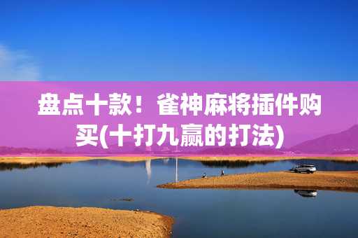 盘点十款！雀神麻将插件购买(十打九赢的打法)