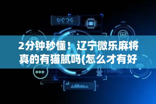 2分钟秒懂！辽宁微乐麻将真的有猫腻吗(怎么才有好牌)