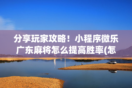 分享玩家攻略！小程序微乐广东麻将怎么提高胜率(怎么老输必备神器)