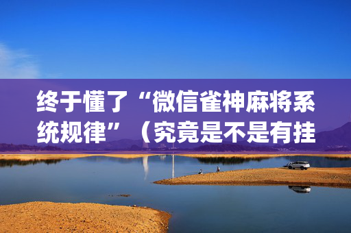 终于懂了“微信雀神麻将系统规律”（究竟是不是有挂)