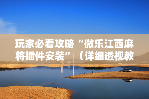 玩家必看攻略“微乐江西麻将插件安装”（详细透视教程）-哔哩哔哩