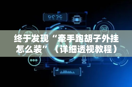 终于发现“牵手跑胡子外挂怎么装”（详细透视教程）-哔哩哔哩