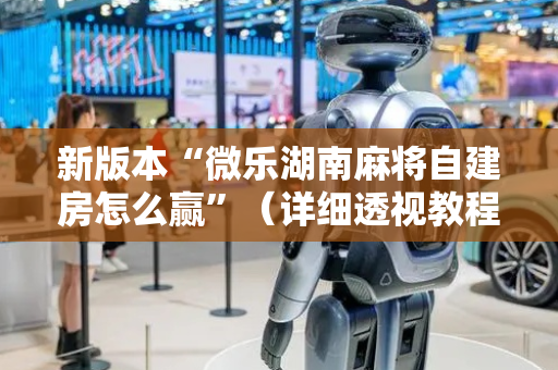 新版本“微乐湖南麻将自建房怎么赢”（详细透视教程）-哔哩哔哩