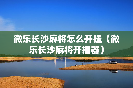 微乐长沙麻将怎么开挂（微乐长沙麻将开挂器）