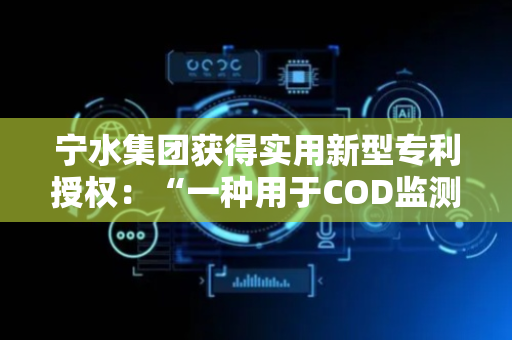 宁水集团获得实用新型专利授权：“一种用于COD监测仪电路板检测的装置”