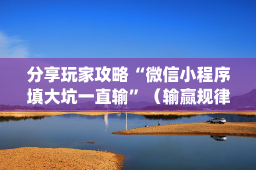 分享玩家攻略“微信小程序填大坑一直输”（输赢规律)