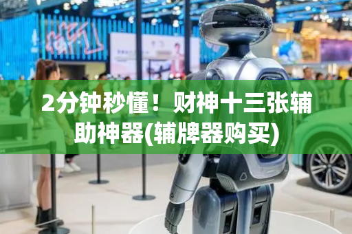 2分钟秒懂！财神十三张辅助神器(辅牌器购买)