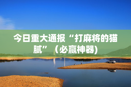 今日重大通报“打麻将的猫腻”（必赢神器)