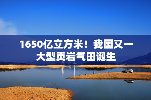 1650亿立方米！我国又一大型页岩气田诞生