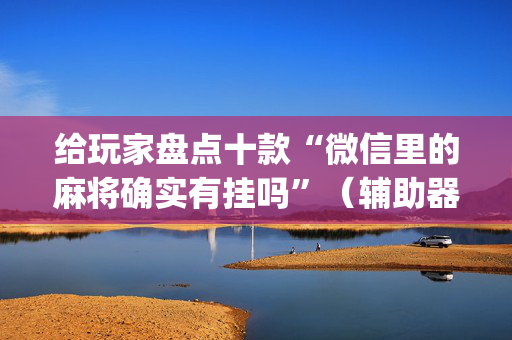 给玩家盘点十款“微信里的麻将确实有挂吗”（辅助器通用版)