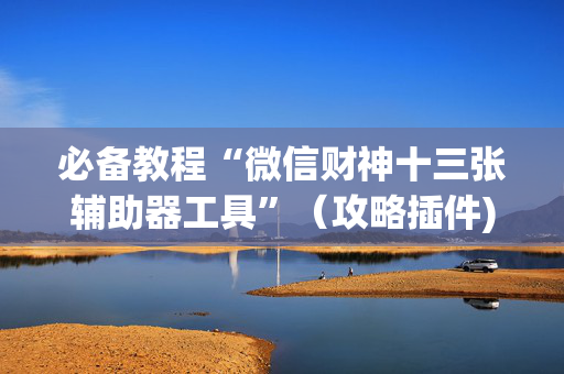 必备教程“微信财神十三张辅助器工具”（攻略插件)