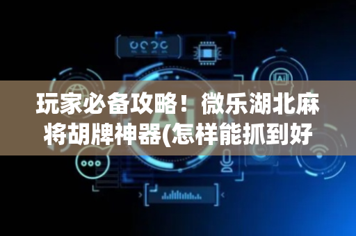 玩家必备攻略！微乐湖北麻将胡牌神器(怎样能抓到好牌)
