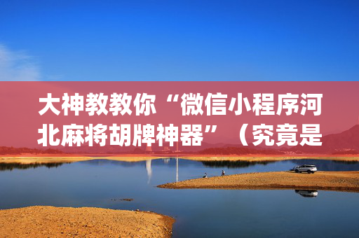 大神教教你“微信小程序河北麻将胡牌神器”（究竟是不是有挂)