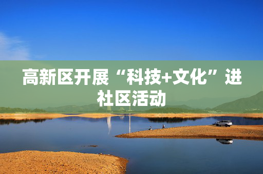 高新区开展“科技+文化”进社区活动