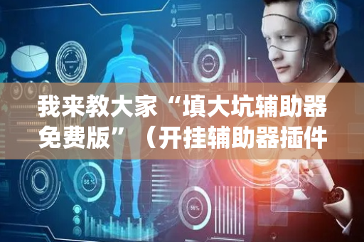 我来教大家“填大坑辅助器免费版”（开挂辅助器插件)