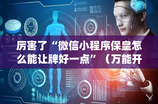 厉害了“微信小程序保皇怎么能让牌好一点”（万能开挂神器)